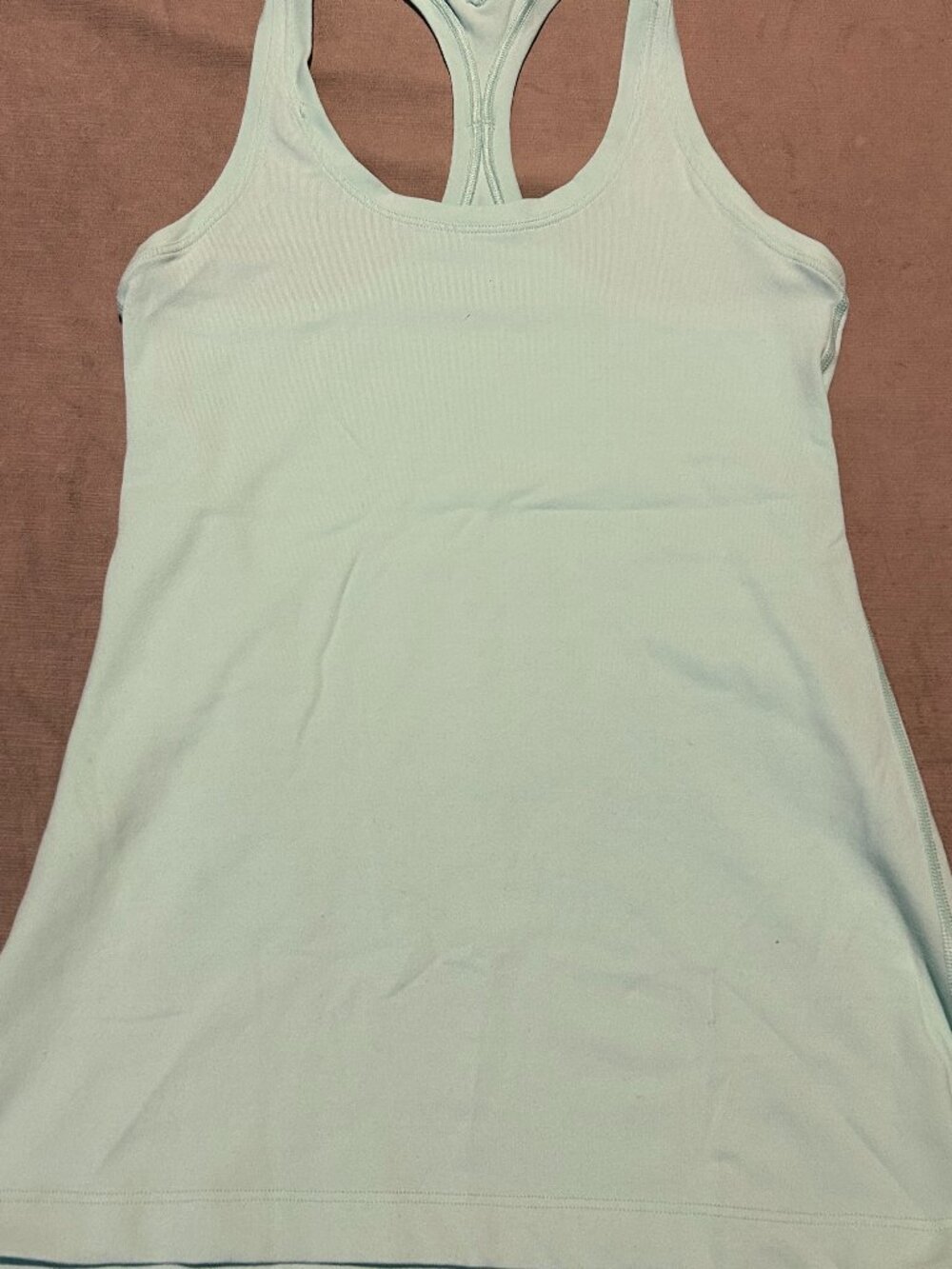 LULULEMON Cool Racerback Tank Top Nulu Mint Green Size 4